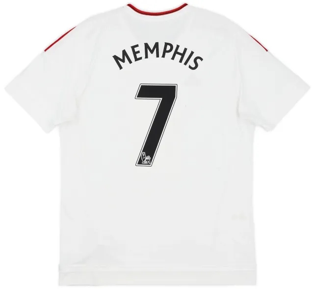 adidas 2015-16 Manchester United Away Shirt Memphis #7 - 7/10 - (L)