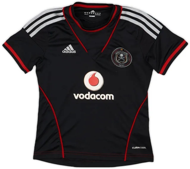 adidas 2013-14 Orlando Pirates Home Shirt - 8/10 - (7-8 Years)