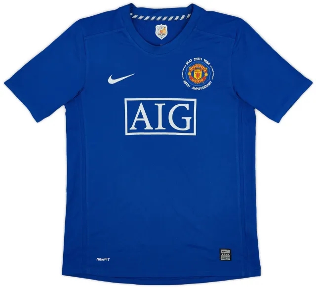 Nike 2008-09 Manchester United Third Shirt - 8/10 - (XL.Boys)