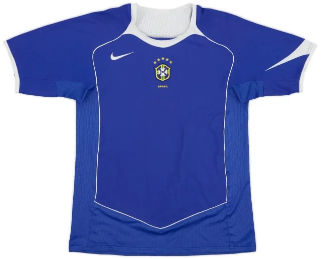 Nike 2004-06 Brazil Away Shirt - 7/10 - (XL.Boys)