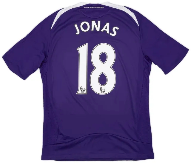 adidas 2008-09 Newcastle Away Shirt Jonas #18 - 6/10 - (S)