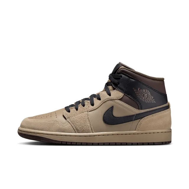Nike Jordan Nike Air Jordan 1 Mid Men's Shoes - Brown