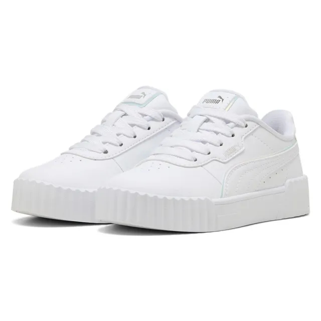 Puma  Carina 3.0 Holo 2.0 PS  girls's Children's Shoes (Trainers) in White