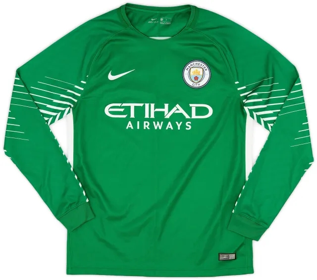 Nike 2017-18 Manchester City GK Shirt Ederson.M. #31 - 8/10 - (M)