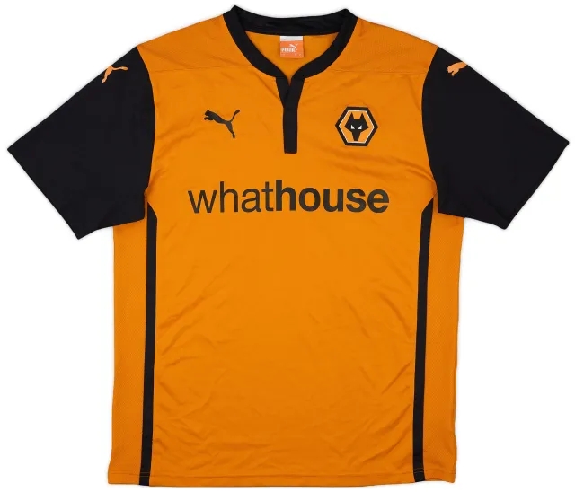 Puma 2014-15 Wolves Home Shirt - 8/10 - (L)
