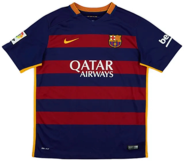 Nike 2015-16 Barcelona Home Shirt - 9/10 - (XL.Boys)