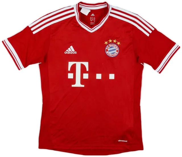 adidas 2013-14 Bayern Munich Home Shirt - 9/10 - (L.Boys)