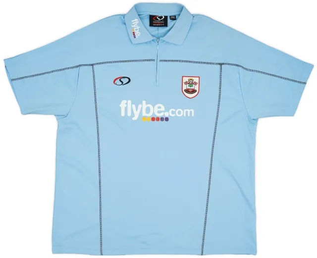 Polo Shirts 2007-08 Southampton 1/4 Zip Polo Shirt - 7/10 - (XXL)