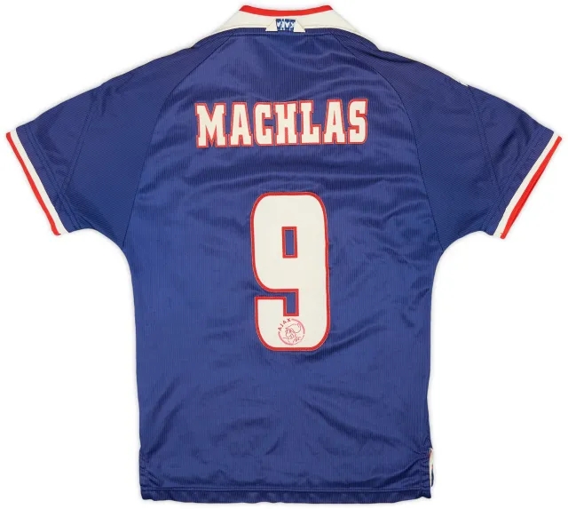 Umbro 1999-00 Ajax Away Shirt Machlas #9 - 7/10 - (XL.Boys)
