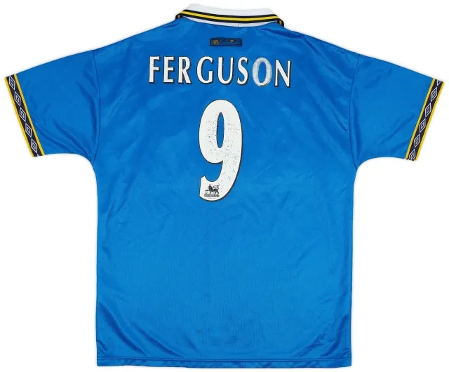 Umbro 1997-99 Everton Home Shirt Ferguson #9 - 6/10 - (L)