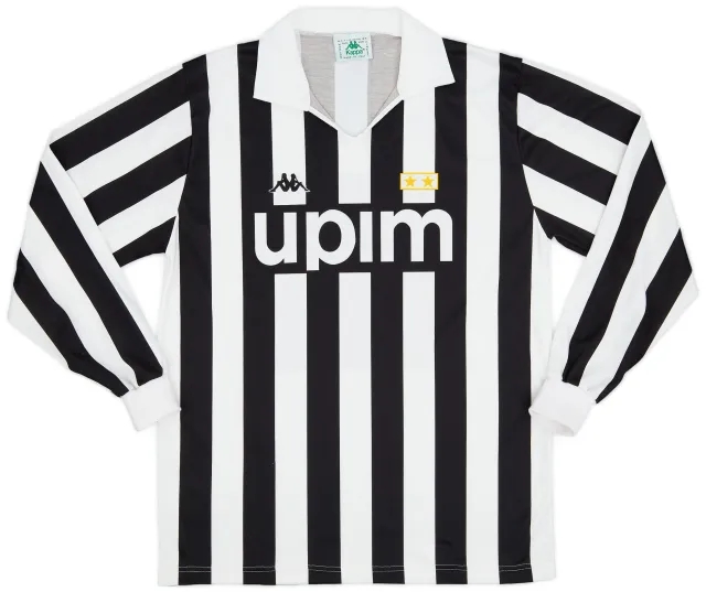 Kappa 1991-92 Juventus Home L/S Shirt - 9/10 - (XL)