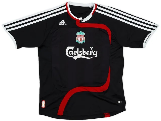 adidas 2007-08 Liverpool Third Shirt - 9/10 - (M.Boys)