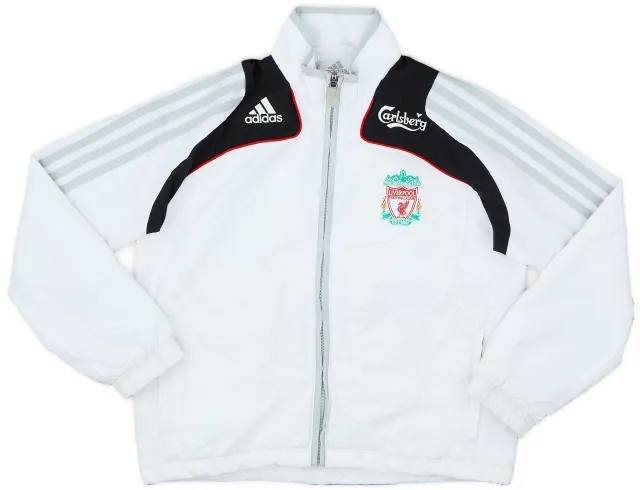 2008-09 Liverpool adidas Track Jacket - 8/10 - (6-7 Years)