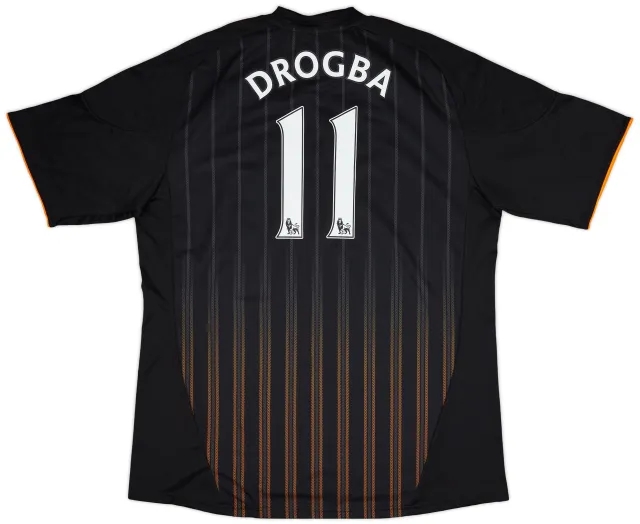 adidas 2010-11 Chelsea Away Shirt Drogba #11 (XXL)