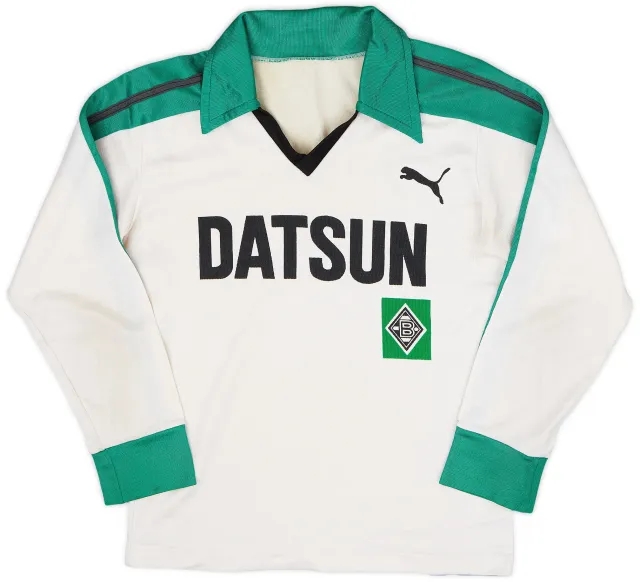Puma 1981-83 Borussia Monchengladbach Home L/S Shirt - 7/10 - (XS)