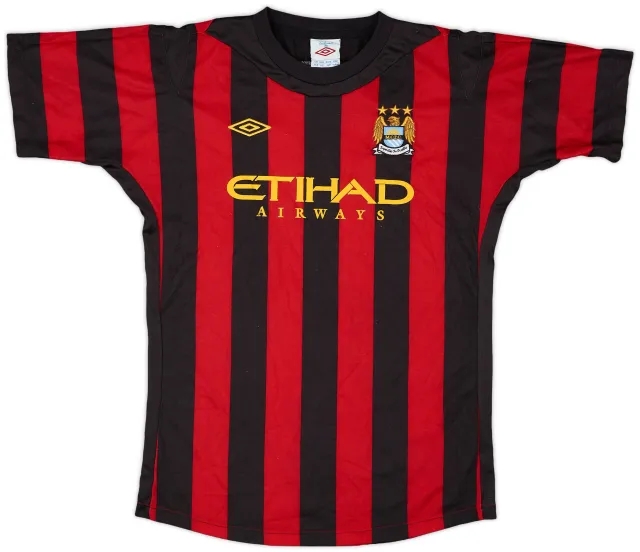 Umbro 2011-12 Manchester City Away Shirt - 6/10 - (XL.Boys)