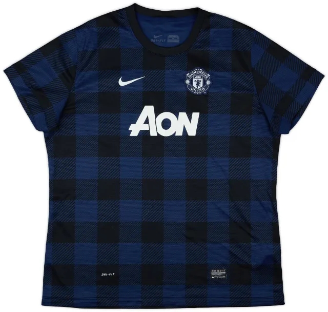 Nike 2013-14 Manchester United Away Shirt Evra #3 - 7/10 - (XL)