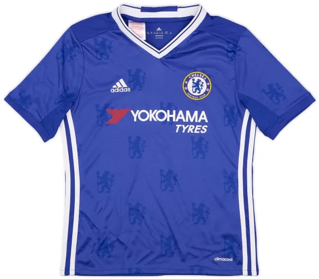 adidas 2016-17 Chelsea Home Shirt - 8/10 - (M.Boys)