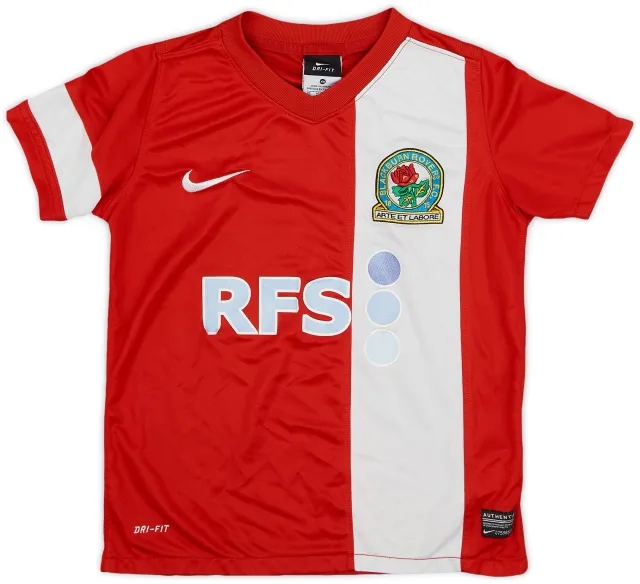 Nike 2013-14 Blackburn Away Shirt - 4/10 - (6-7 Years)