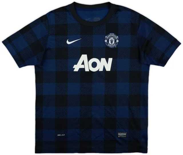 Nike 2013-14 Manchester United Away Shirt - 8/10 - (XL.Boys)