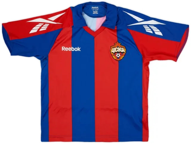 Reebok 2010 CSKA Moscow Home Shirt - 9/10 - (M.Boys)