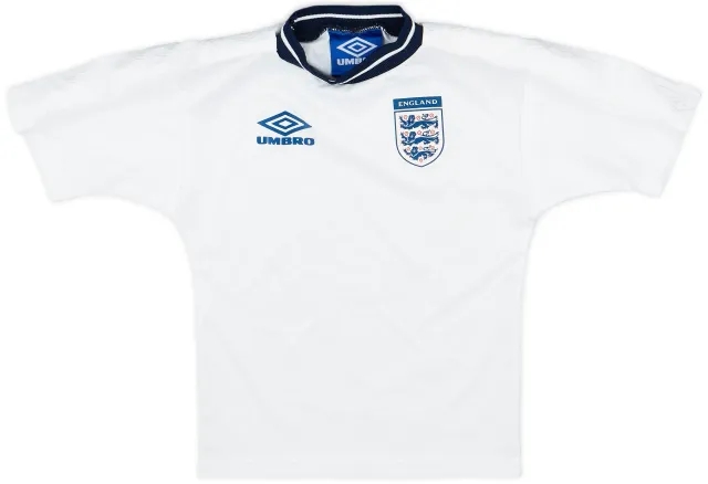 Umbro 1999-01 England Home Shirt - 7/10 - (4-5 Years)