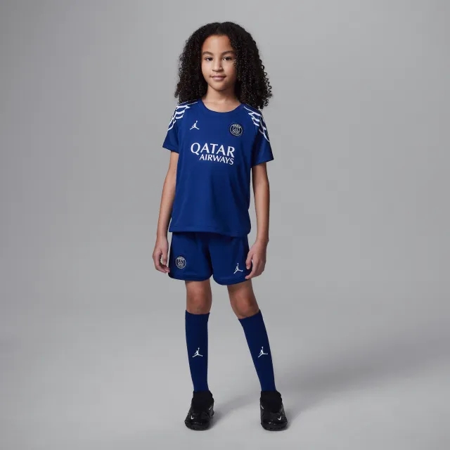 Nike Jordan PSG Jordan Fourth Stadium Kit 2024-25 - Little Kids