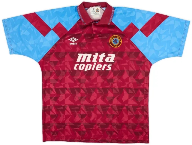 Umbro 1990-92 Aston Villa Home Shirt - 7/10 - (XL)