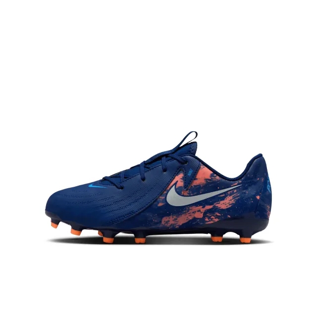 Kids' Nike Phantom Gx Ii Academy Erling Haaland Firm Ground Football Boots in Blue