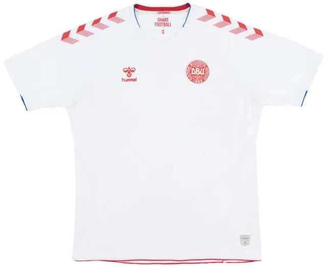 Hummel 2018-19 Denmark Away Shirt Eriksen #10 - 7/10 - (XL)