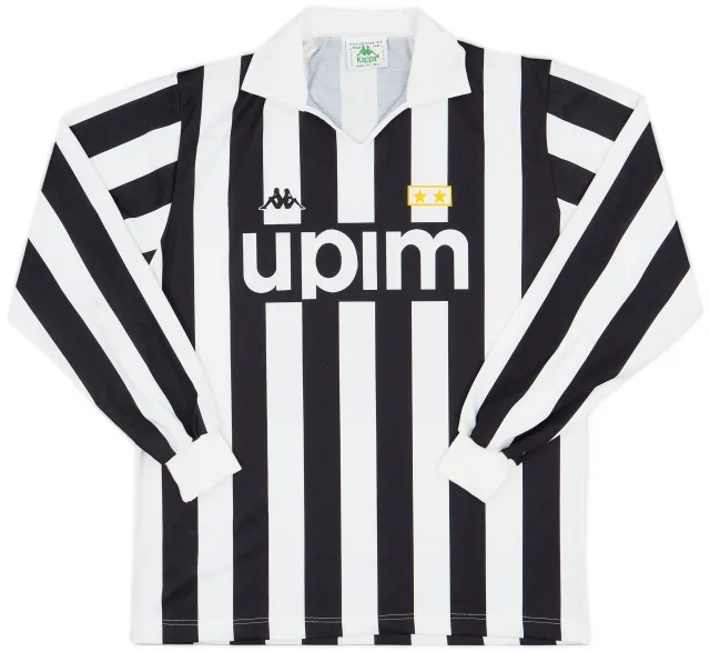 Kappa 1989-90 Juventus Basic Home L/S Shirt - 7/10 - (XL)