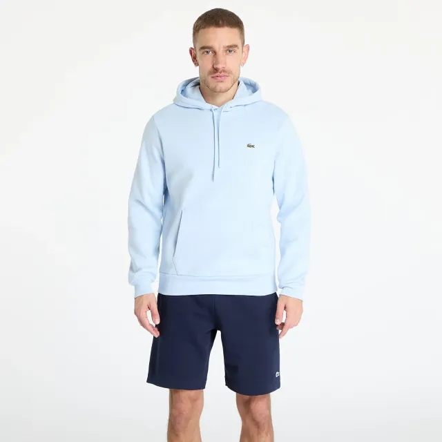 Lacoste Fleece Hoodie - Light Blue