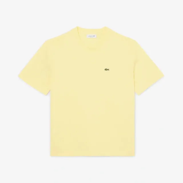 Lacoste Relaxed Fit Soft Cotton T-shirt - Pastel Yellow