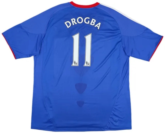 adidas 2010-11 Chelsea Home Shirt Drogba #11 - 8/10 - (3XL)