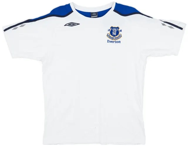 2007-08 Everton Umbro Cotton Tee - 9/10 - (L)