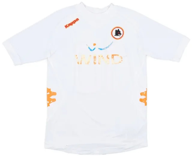 Kappa 2011-12 Roma Away Shirt #10 - 4/10 - (XL.Boys)