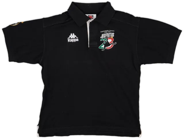 1994-95 Juventus 'Campionato Italiano' Kappa Polo Shirt - 9/10 - (S)