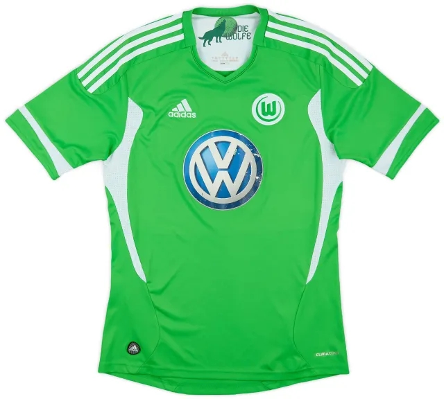 adidas 2011-12 Wolfsburg Home Shirt - 6/10 - (S)