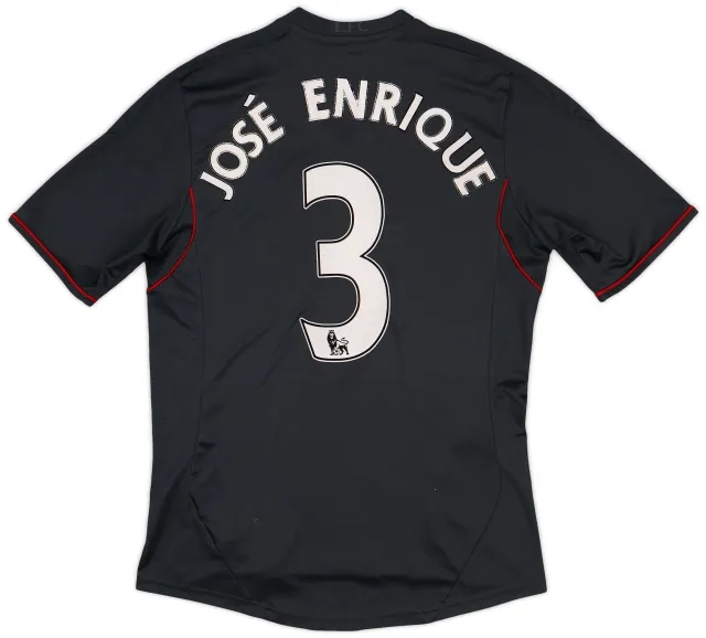 adidas 2011-12 Liverpool Away Shirt Jose Enrique #3 - 6/10 - (M)