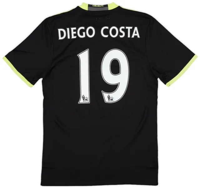 adidas 2016-17 Chelsea Player Issue Away Shirt Diego Costa #19 (M/L)