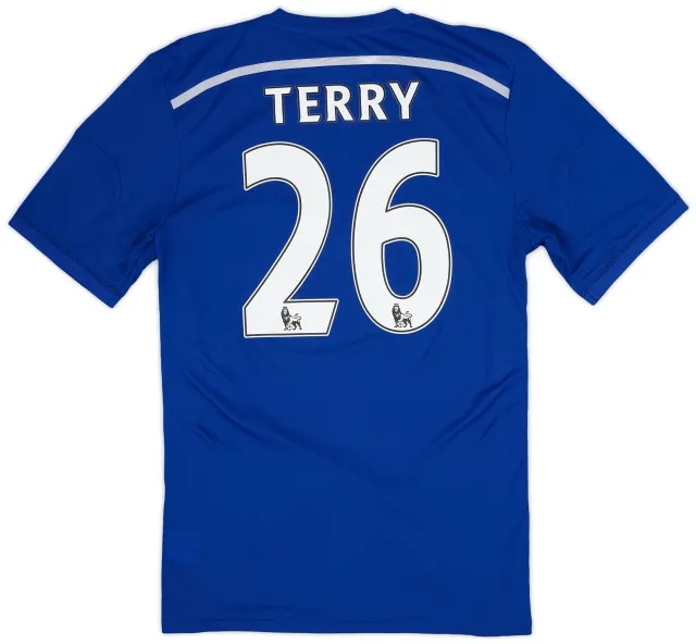 adidas 2014-15 Chelsea Player Issue Home Shirt Terry #26 (M)