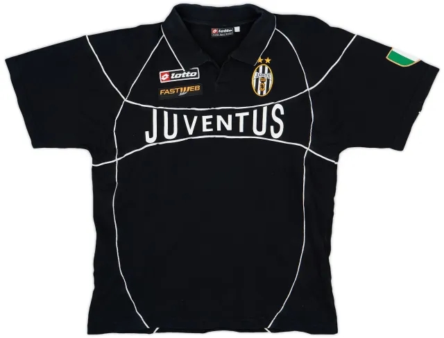 2001-02 Juventus Lotto Polo Shirt - 8/10 - (L)