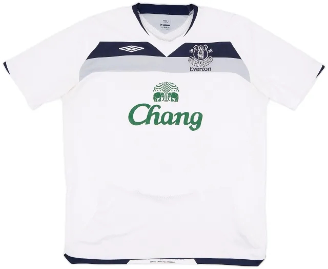 Umbro 2008-09 Everton Away Shirt - 7/10 - (XL)