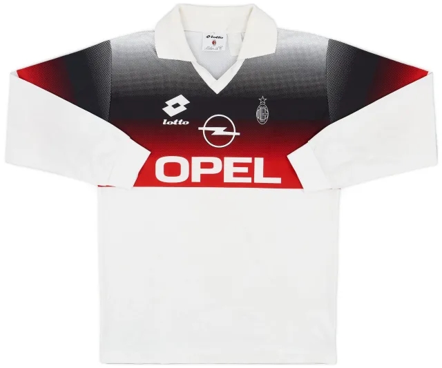 1995-96 AC Milan Lotto Training L/S Shirt - 8/10 - (L)