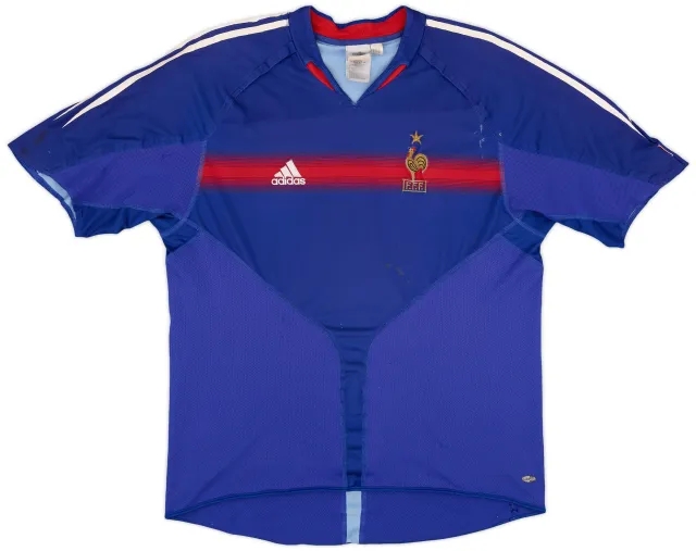 adidas 2004-06 France Home Shirt - 4/10 - (XL)