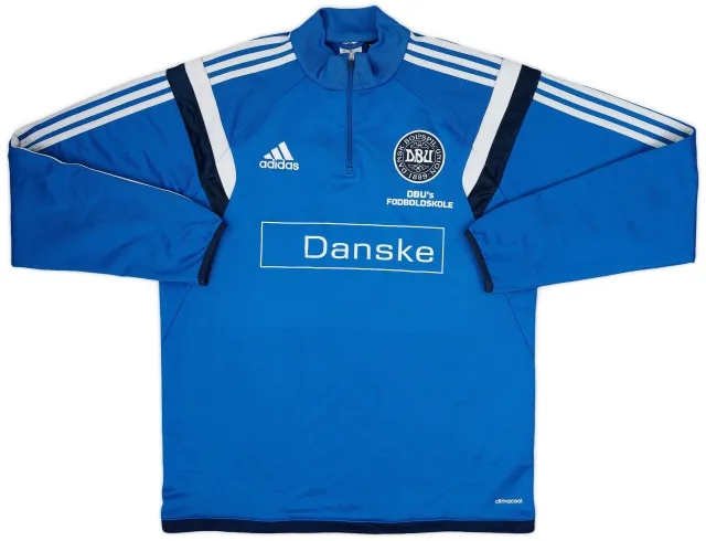 2013-14 Denmark adidas 1/4 Zip Drill Top - 6/10 - (L)