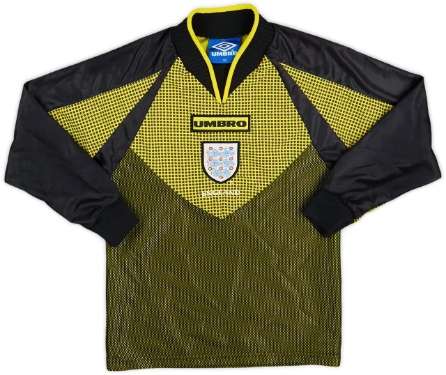 Umbro 1998-99 England GK Shirt - 8/10 - (S.Boys)