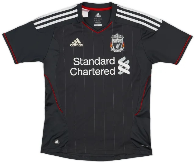 adidas 2011-12 Liverpool Away Shirt - 8/10 - (L.Boys)