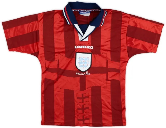 Umbro 1997-99 England Away Shirt - 4/10 - (6-7 Years)
