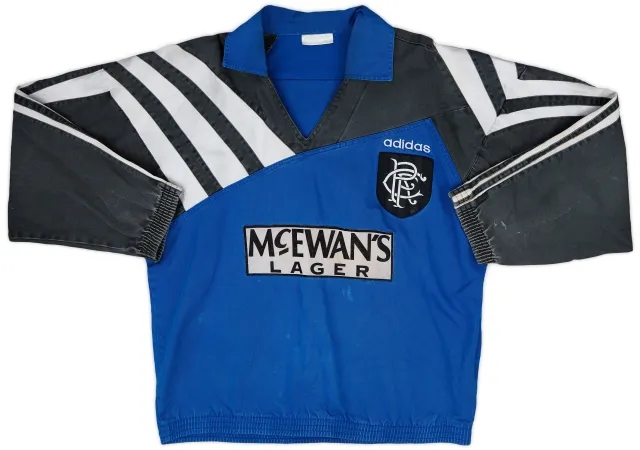 1995-96 Rangers adidas Drill Top - 7/10 - (M)